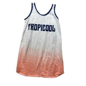 Tiny Whales Tropicool Tunic Tank / Coverup Girls Size 6 Years